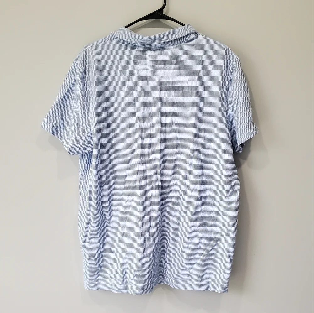 Banana Republic | Blue Striped Collared Polo